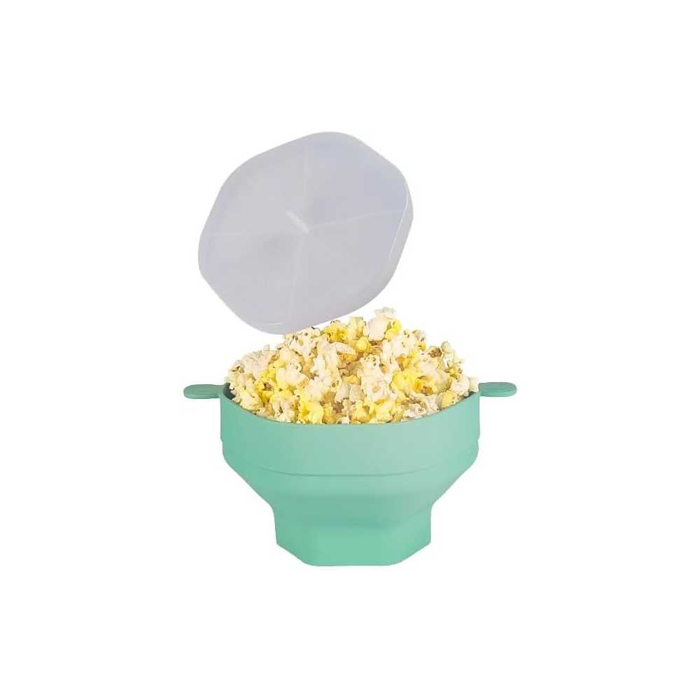 BOWL PLEGABLE DE SILICONA PARA CANCHITA EN MICROONDAS AMARILLO