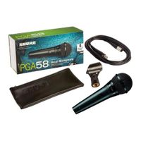 MICROFONO SHURE PGA58 ALAMBRICO