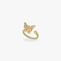 Anillo Farfalla para Mujer en Acero Dorado