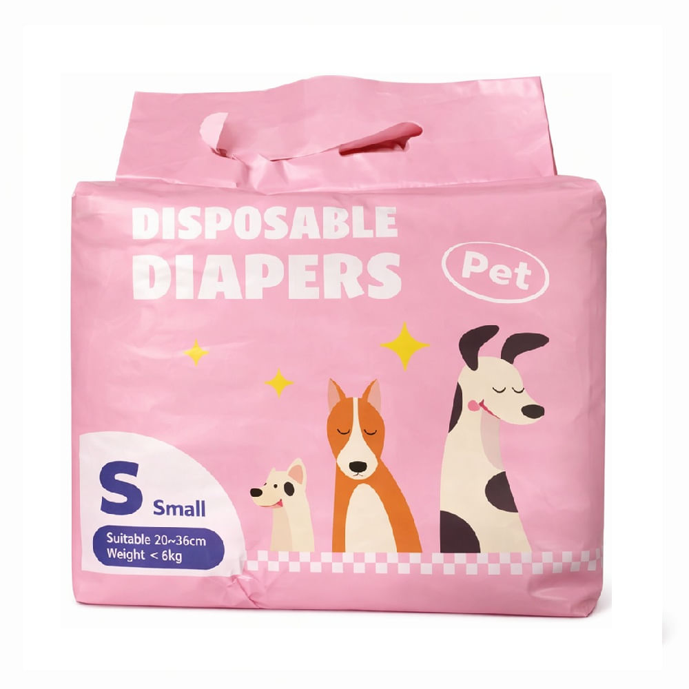 Pañal desechable para mascotas perros y gatos hembra talla S