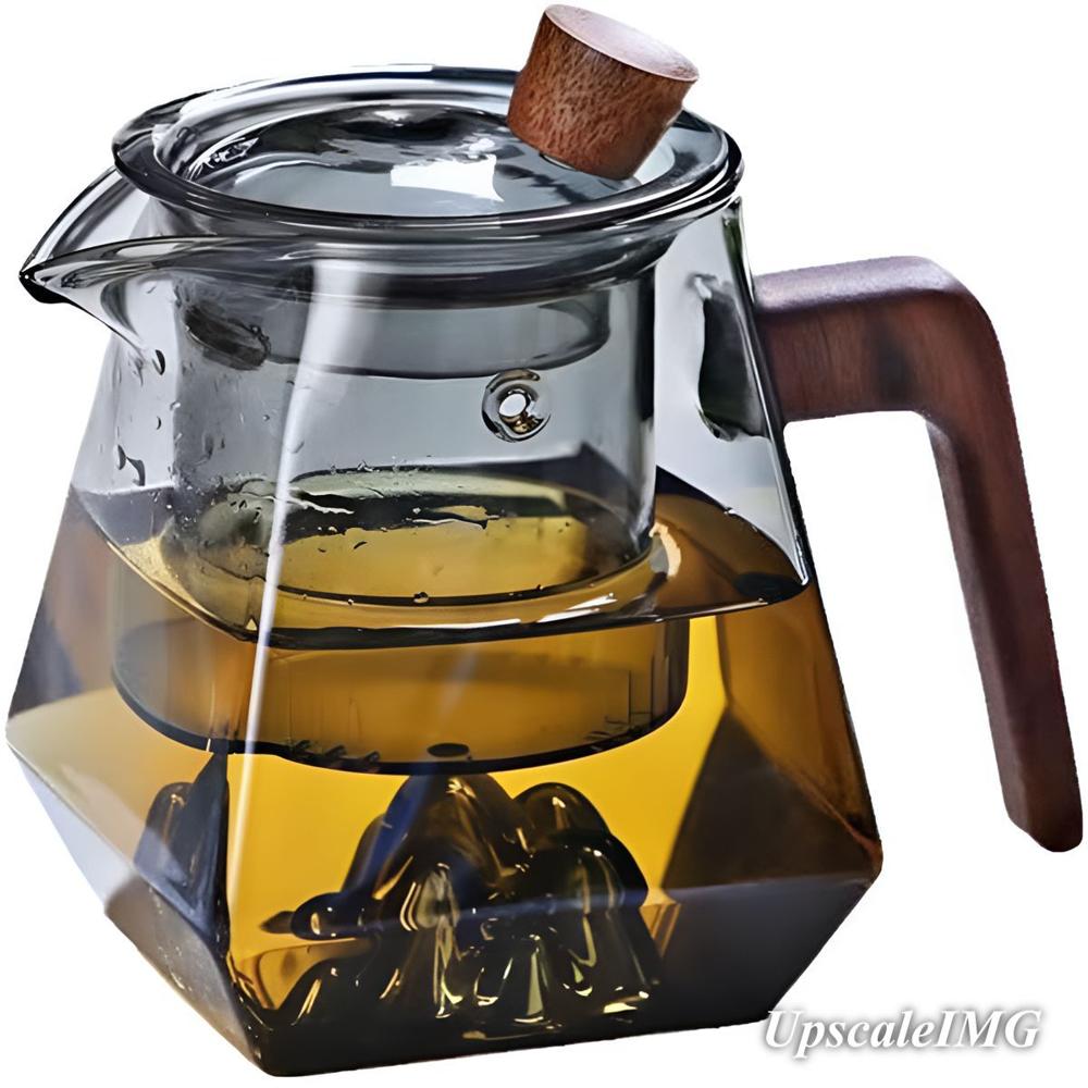 SET TETERA INFUSOR DE VIDRIO Y 4 VASOS