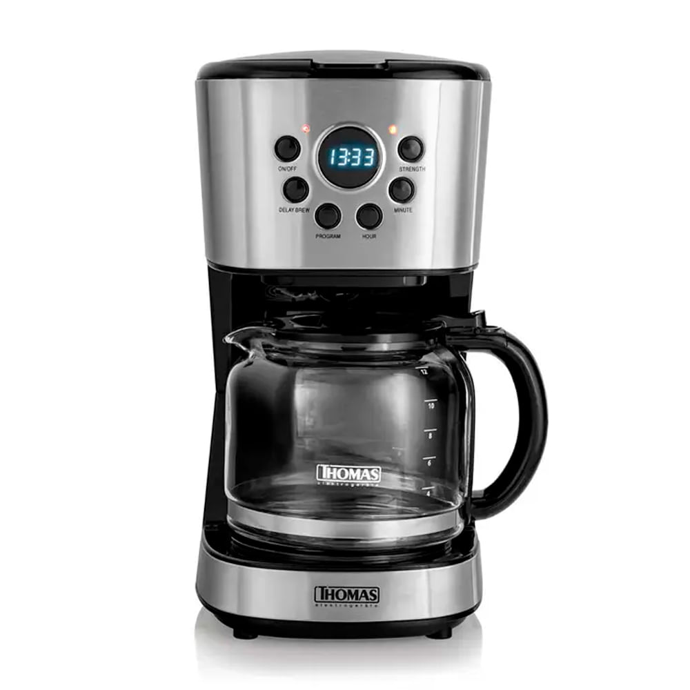 Cafetera Digital  Programable Thomas 12 Tazas TH-141DI