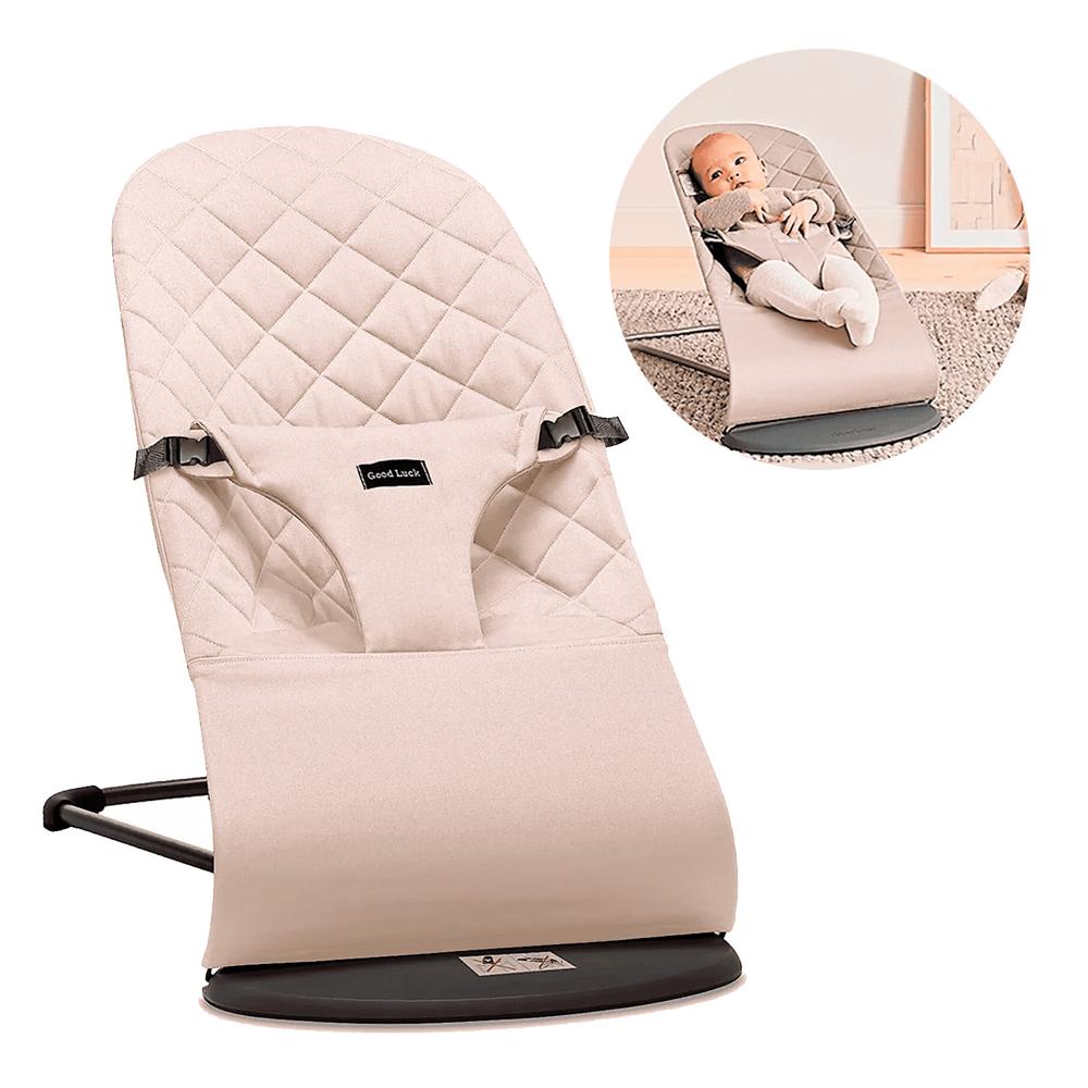 Mecedora para Bebe Ajustable y Cómoda Beige