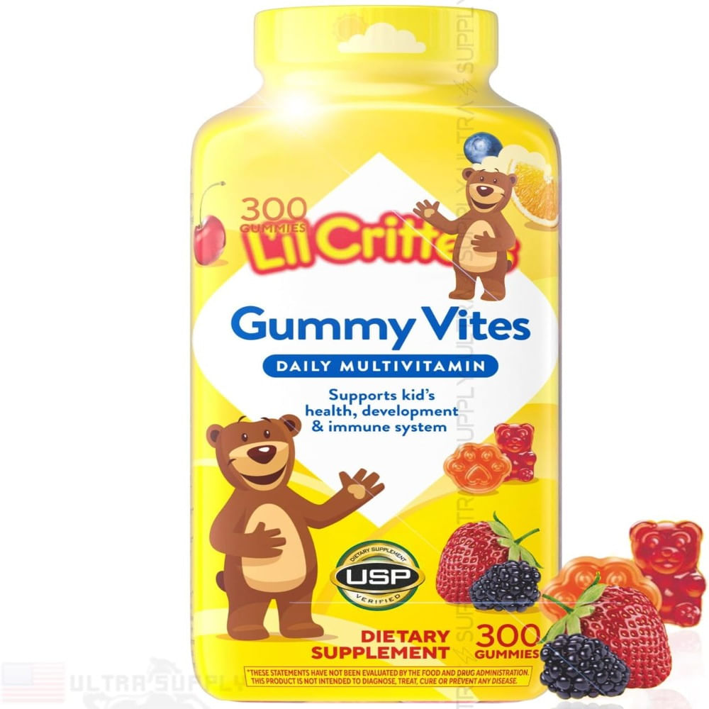 Lil Critters Gummy Vites 300 unidades  Paquete económico