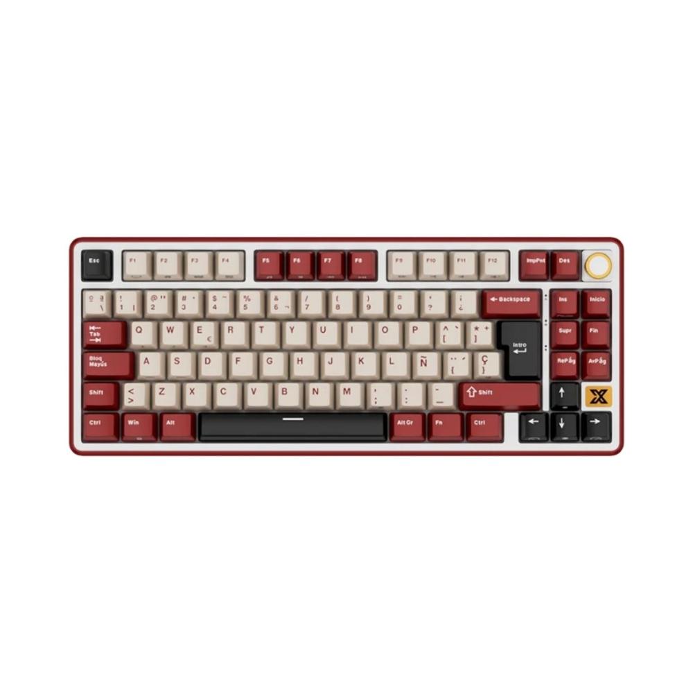 Teclado Royal Kludge RK X87 Wired 75 Red Switch Creamy