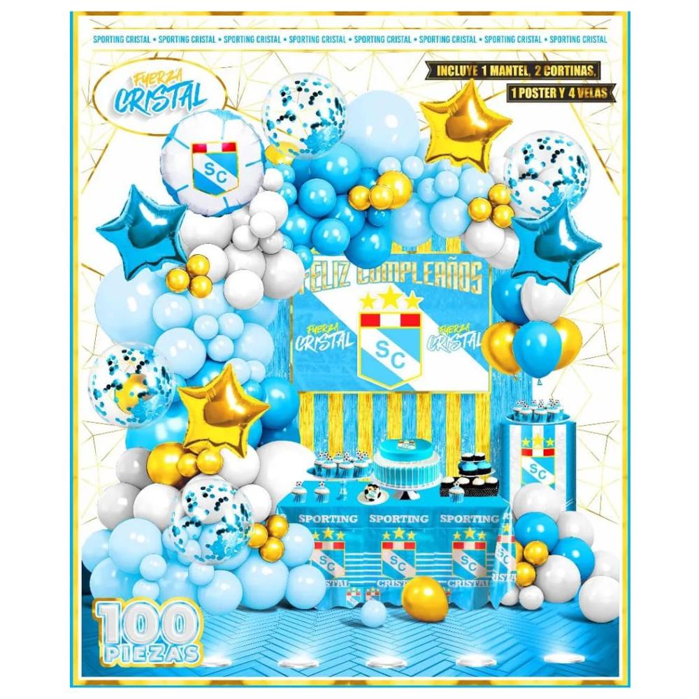 Globos Bouquet Feliz Cumpleaños Sporting