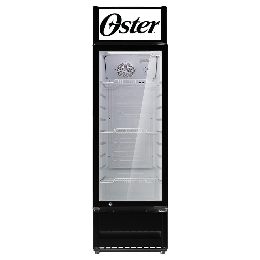 Vitrina Oster 211L OS-PVSCMI211WB Sin dispesandor Negro