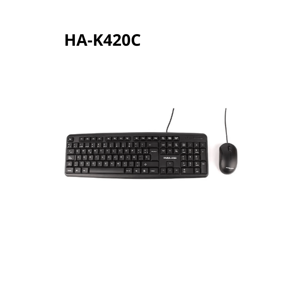 Teclado y Mouse Halion HA-K420C Negro