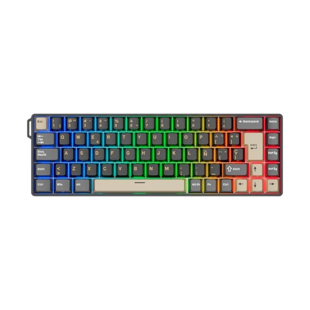 Teclado Royal Kludge RK68 HE Wired 68% Phantom Switch Mint