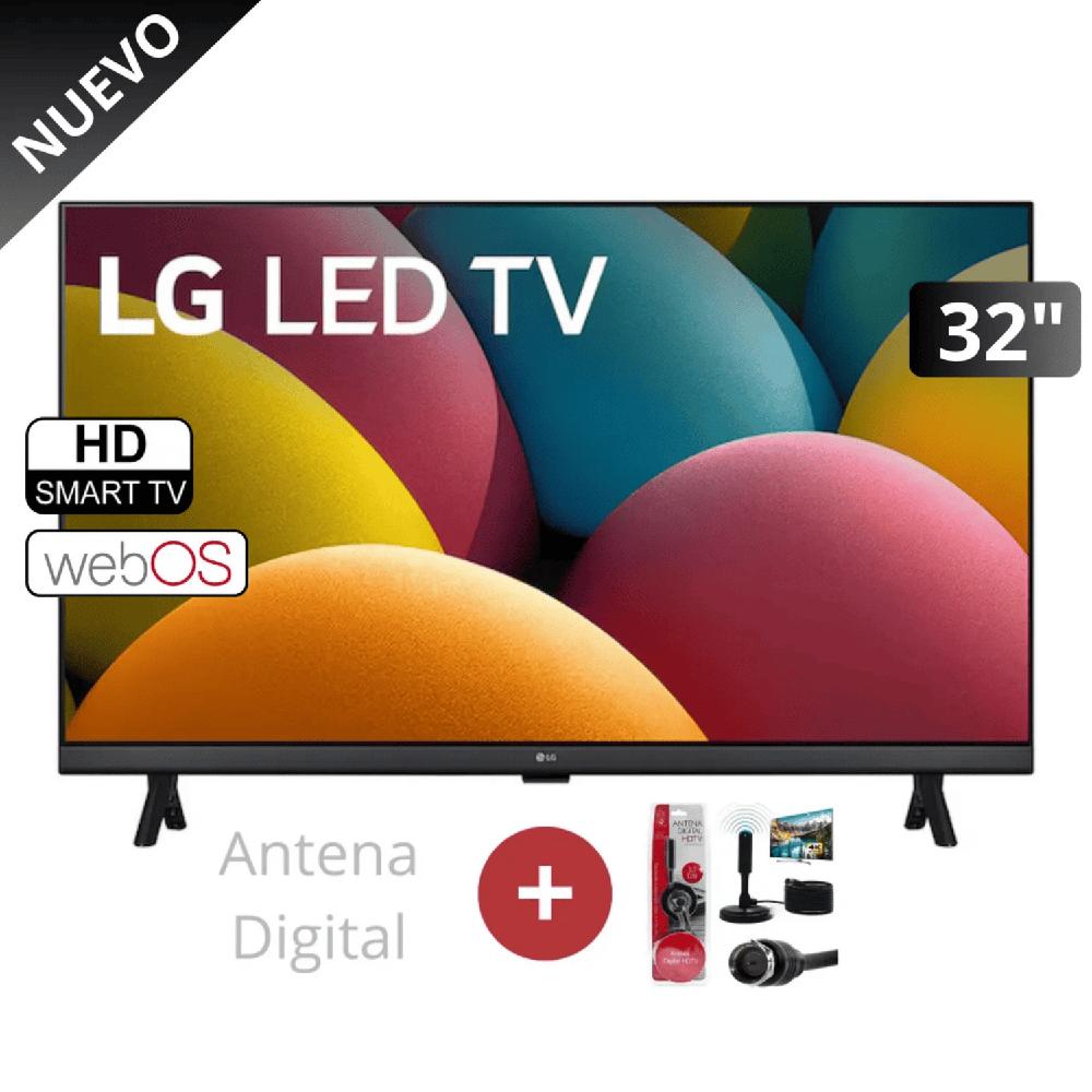 Smart TV LG 32 HD 32LR600BPSC con webOS y AI ThinQ con antena digital