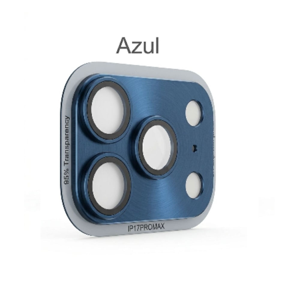 Micas Protector de Camara para Iphone 17 Pro - AZUL
