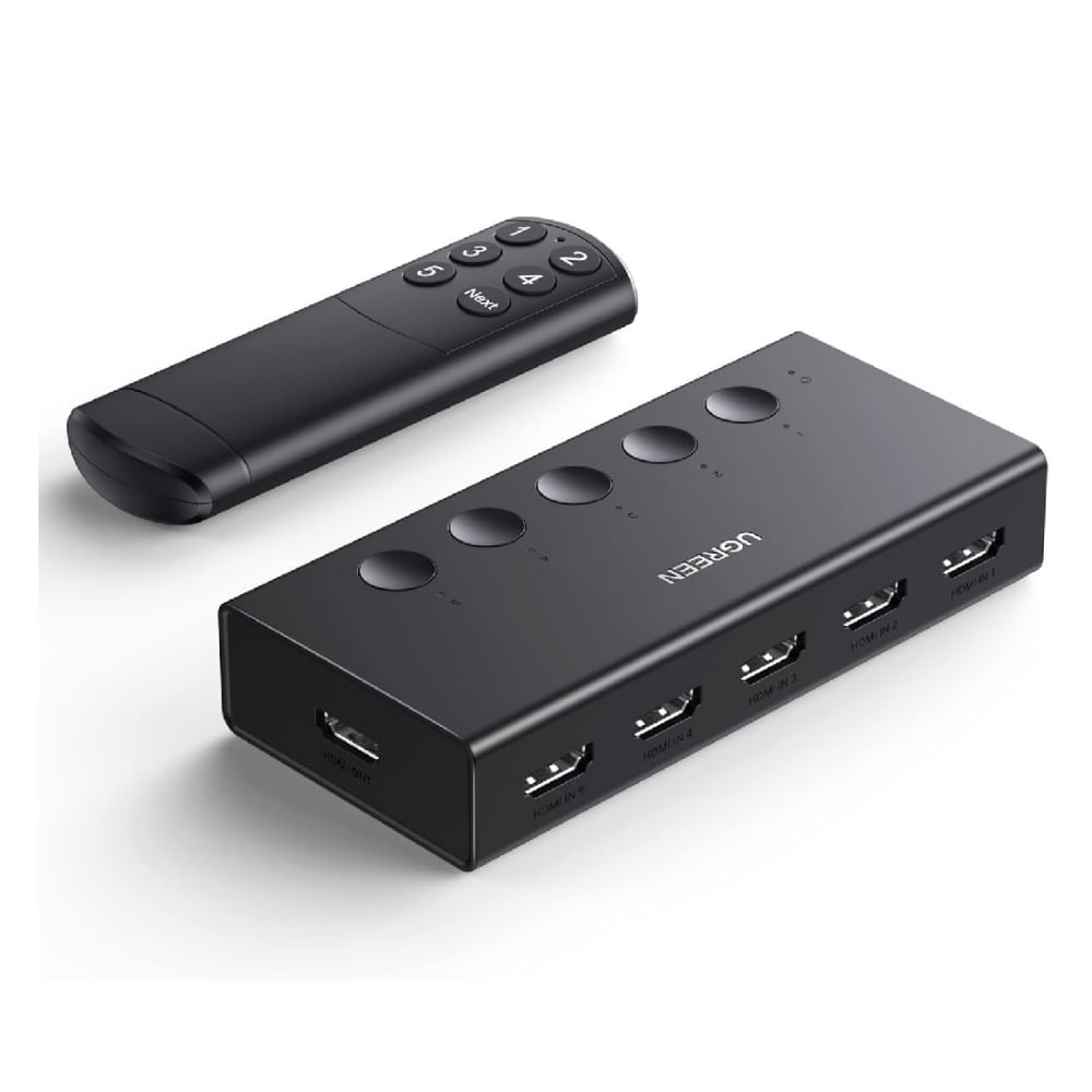 Switch HDMI  5 Entradas 1 Salida 4K 60Hz