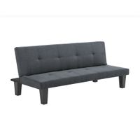 Futón Columbus Gris Oscuro Orange