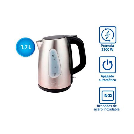 Hervidor Indurama HI-INX 1.7L Acero inoxidable