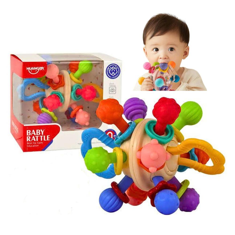 Juguete Sensorial Con Mordedor Para Bebes Para La Denticion