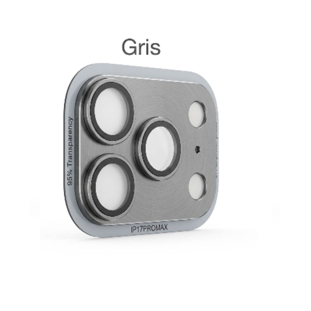Micas Protector de Camara para Iphone 17 Pro Max - GRIS
