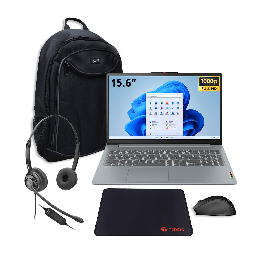 Laptop Lenovo IdeaPad Slim 3 15.6 FHD Core i5-12450H 16GB LPDDR5 512GB SSD - 83ER00N8LM