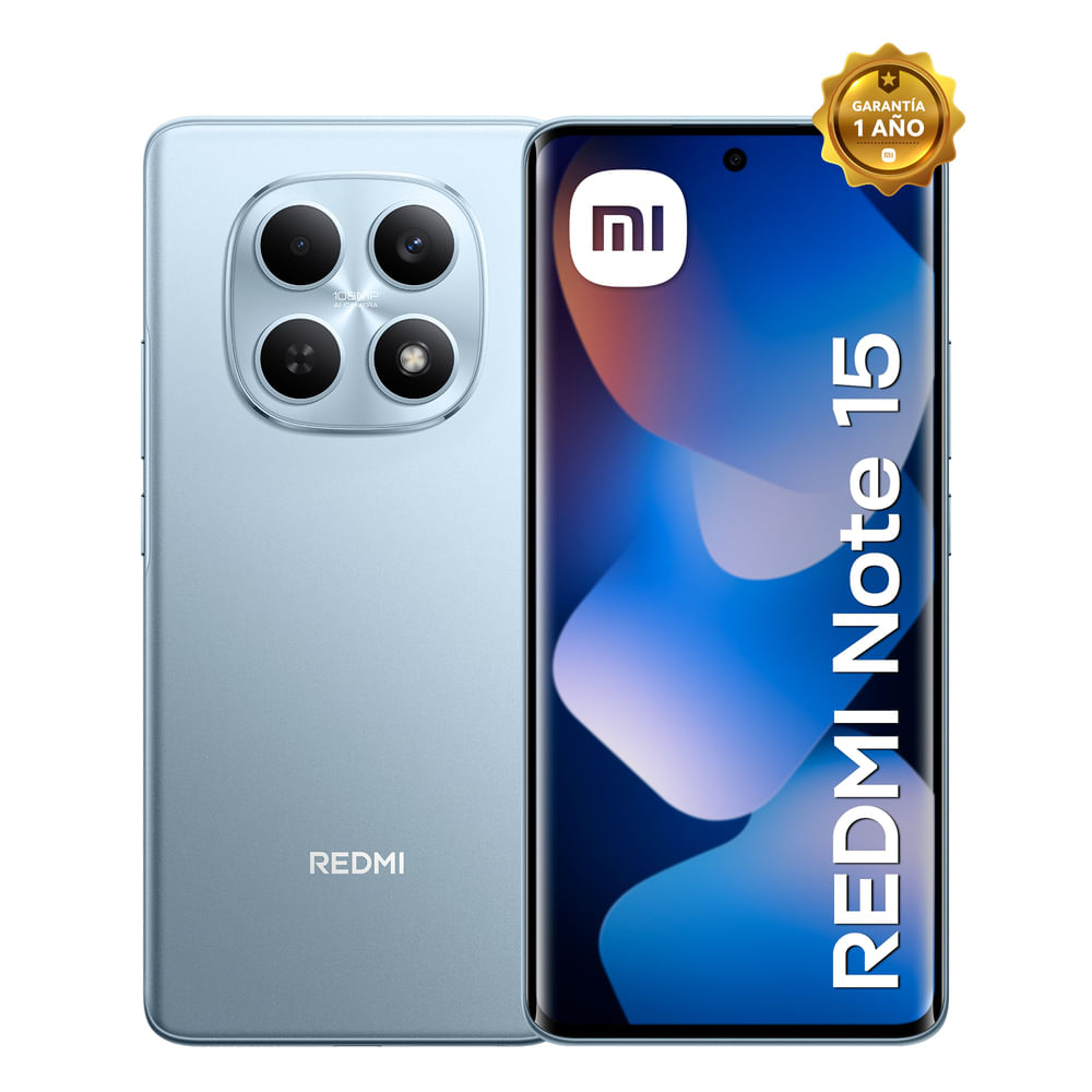 Celular 4G Redmi Note 15 256GB 8GB RAM Azul Glaciar