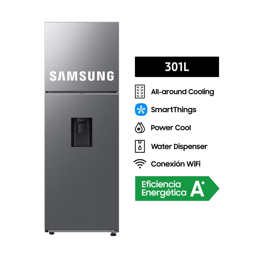 Refrigeradora Samsung 301LT RT31DG5220S9PE Silver