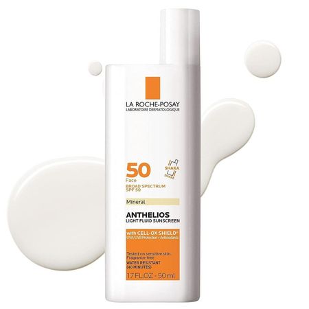 PROTECTOR SOLAR FACIAL FLUIDO SPF 40 ANTHELIOS MINERAL LA ROCHE-POSAY 1.7 OZ / 50 ML