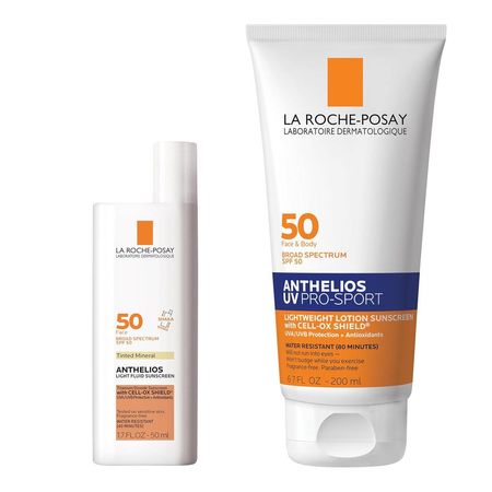 SET LA ROCHE-POSAY ANTHELIOS CON COLOR SPF 40 - 50 ML + UV PRO-SPORT SPF 50 - 200 ML
