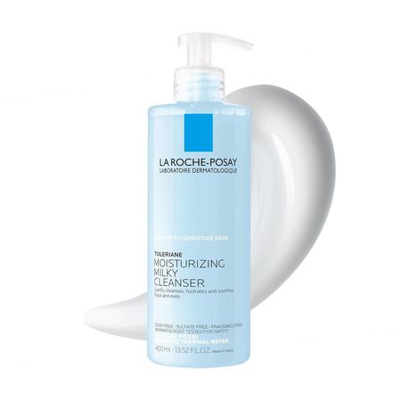 LIMPIADOR FACIAL HIDRATANTE EN LECHE TOLERIANE LA ROCHE-POSAY 13.5 OZ / 400 ML