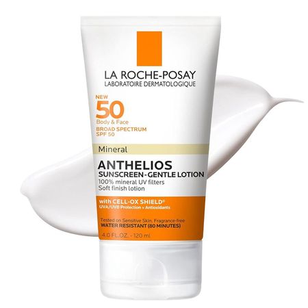 PROTECTOR SOLAR MINERAL SPF 50 ROSTRO Y CUERPO ANTHELIOS LA ROCHE-POSAY 4 OZ / 120 ML