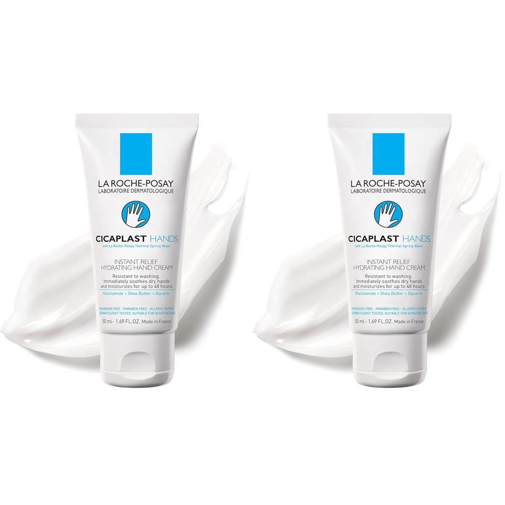 PACK 2 LA ROCHE-POSAY CICAPLAST CREMA DE MANOS HIDRATANTE 1.7 OZ / 50 ML