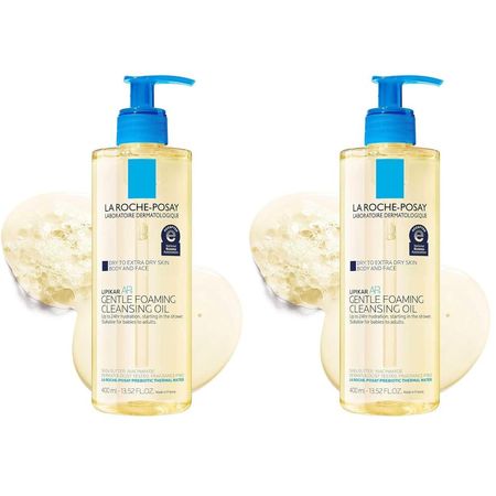 PACK 2 LA ROCHE-POSAY LIPIKAR AP+ ACEITE LIMPIADOR ESPUMOSO 13.5 OZ / 400 ML