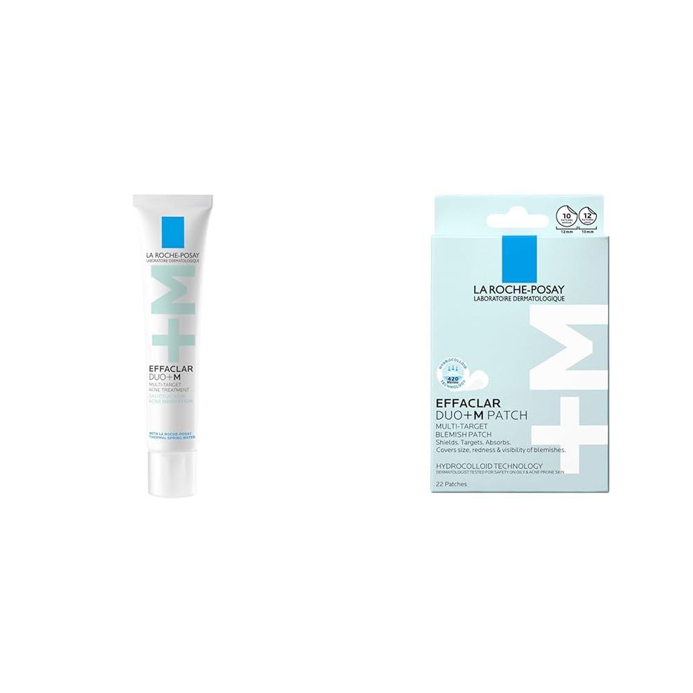 SET LA ROCHE-POSAY EFFACLAR ANTIACNÉ 1.35 OZ / 40 ML + PARCHES HIDROCOLOIDES 22 UNIDADES