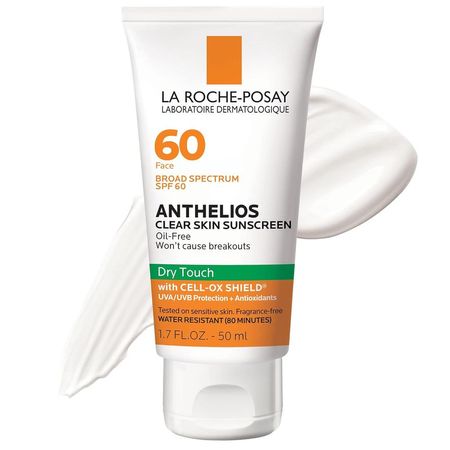 PROTECTOR SOLAR FACIAL SPF 60 CLEAR SKIN ANTHELIOS LA ROCHE-POSAY 1.7 OZ / 50 ML
