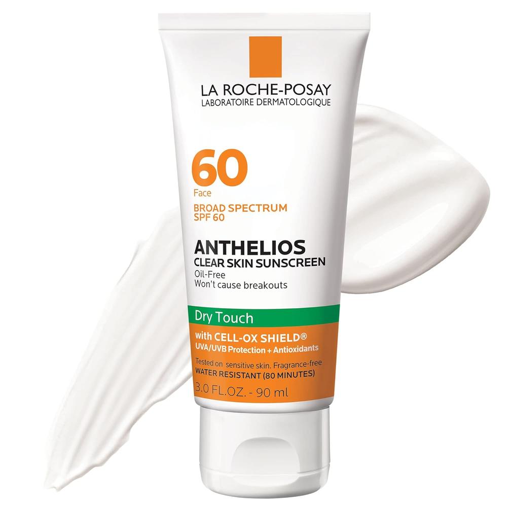 PROTECTOR SOLAR FACIAL SPF 60 CLEAR SKIN ANTHELIOS LA ROCHE-POSAY 3 OZ / 90 ML