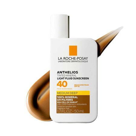 PROTECTOR SOLAR FACIAL FLUIDO MEDIUM DEEP SPF 40 ANTHELIOS LA ROCHE-POSAY 1.7 OZ / 50 ML