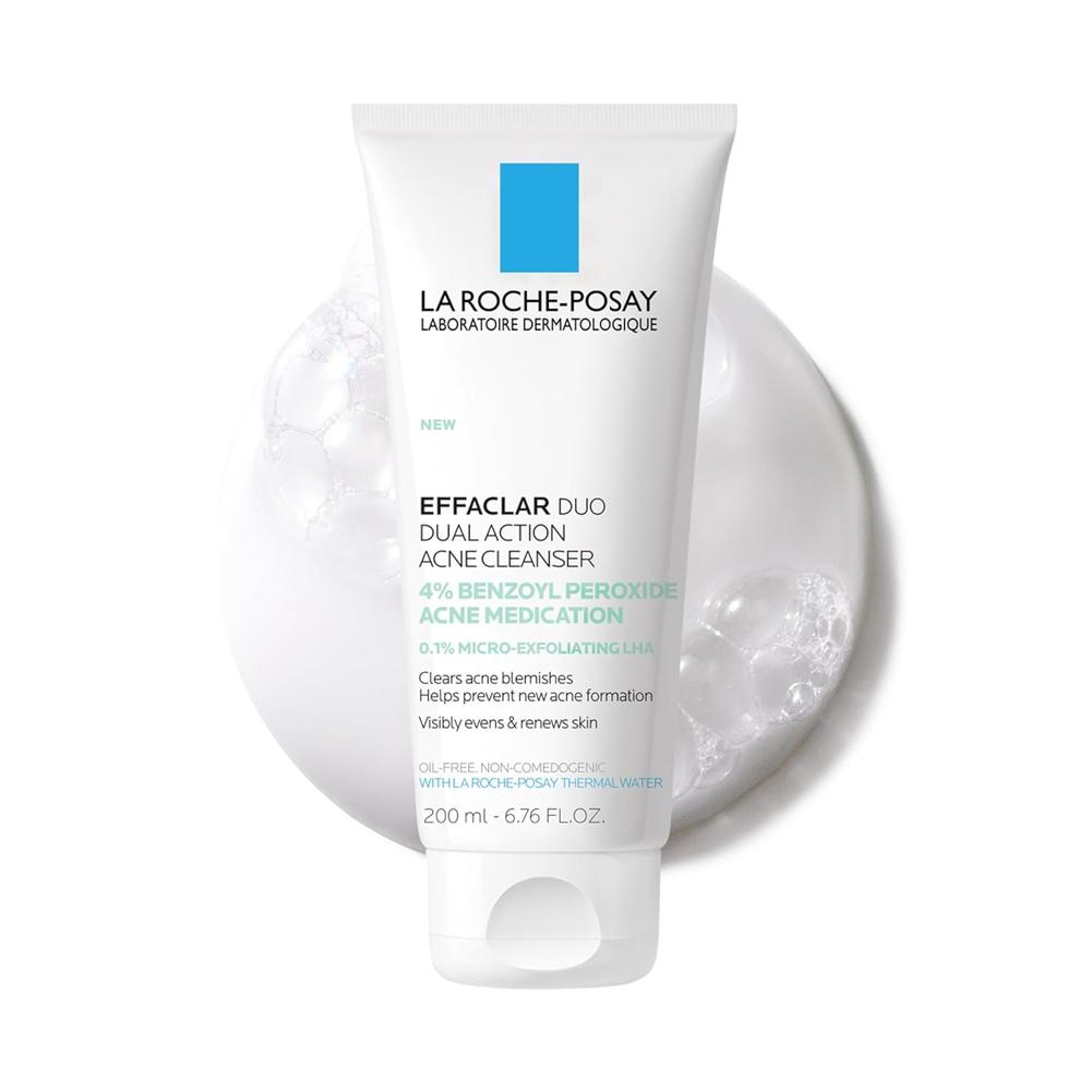 GEL LIMPIADOR ANTIACNÉ PERÓXIDO DE BENZOILO 4% EFFACLAR LA ROCHE-POSAY 6.7 OZ / 200 ML