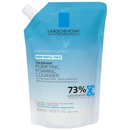 LIMPIADOR FACIAL ESPUMOSO REFILL TOLERIANE LA ROCHE-POSAY 13.5 OZ / 400 ML