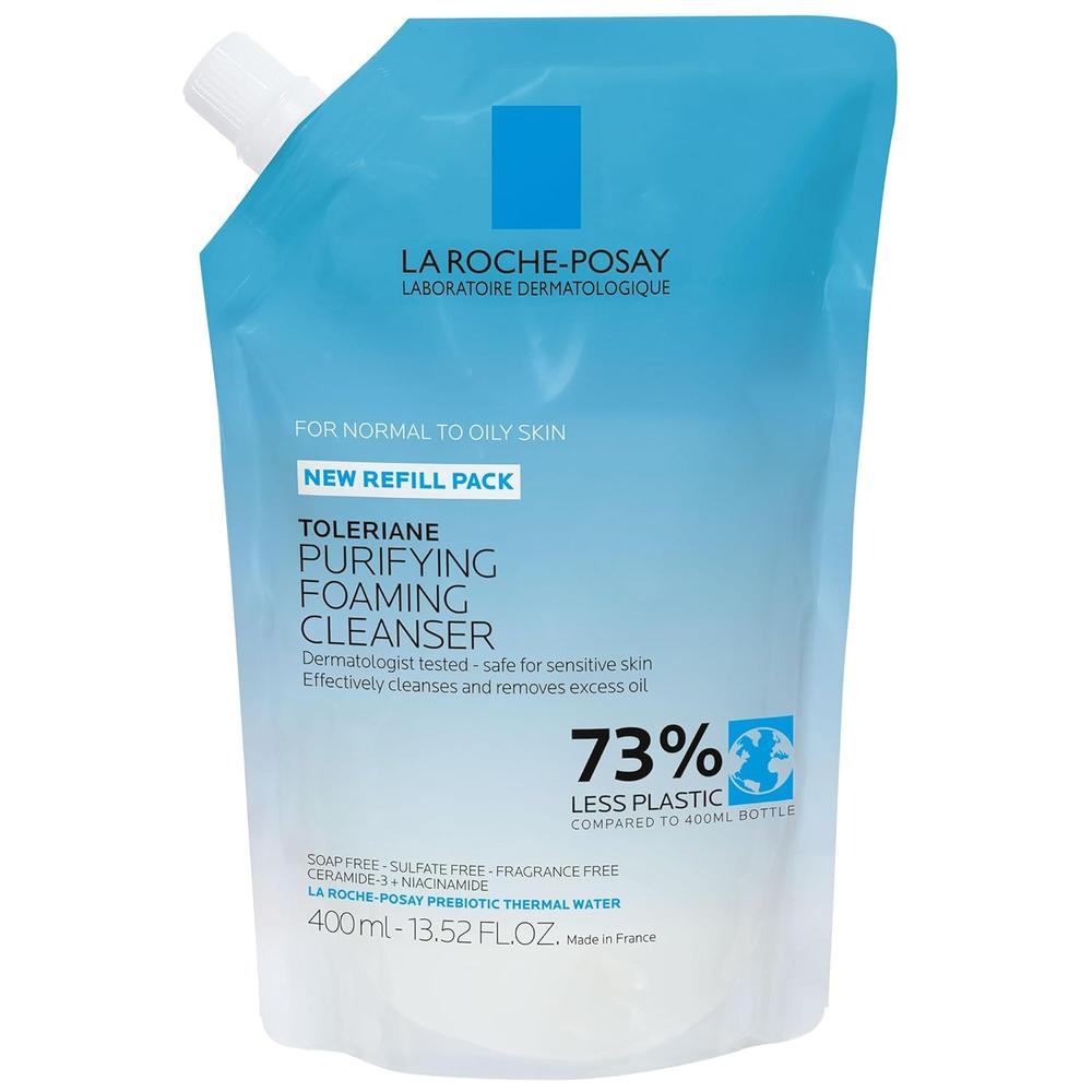 LIMPIADOR FACIAL ESPUMOSO REFILL TOLERIANE LA ROCHE-POSAY 13.5 OZ / 400 ML