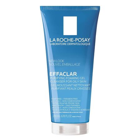 GEL LIMPIADOR ESPUMOSO PIEL GRASA EFFACLAR LA ROCHE-POSAY 6.76 OZ / 200 ML