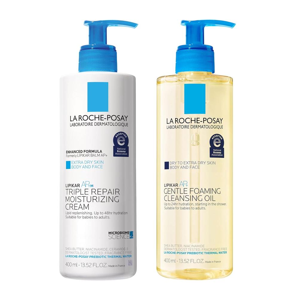 SET LA ROCHE-POSAY LIPIKAR AP+M CREMA CORPORAL+ LIPIKAR AP+M LIMPIADOR 2 PZS