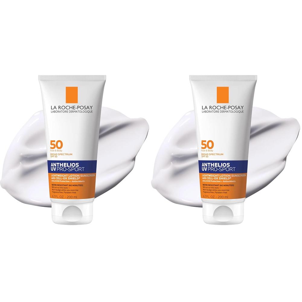 PACK 2 LA ROCHE-POSAY ANTHELIOS UV PRO-SPORT PROTECTOR SOLAR SPF 50 6.7 OZ / 200 ML