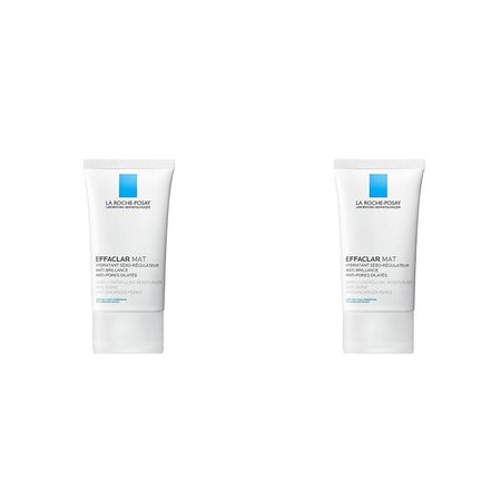 PACK 2 LA ROCHE-POSAY EFFACLAR MAT CREMA HIDRATANTE MATIFICANTE 1.35 OZ / 40 ML