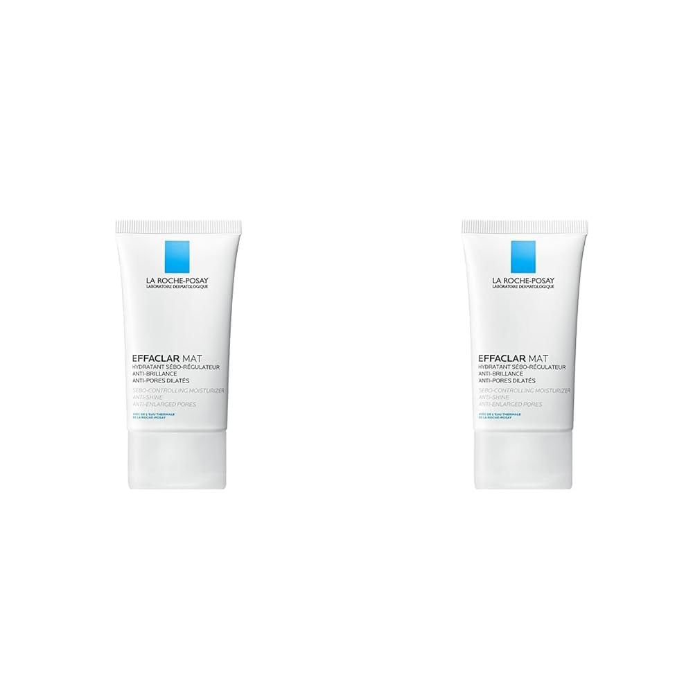 PACK 2 LA ROCHE-POSAY EFFACLAR MAT CREMA HIDRATANTE MATIFICANTE 1.35 OZ / 40 ML