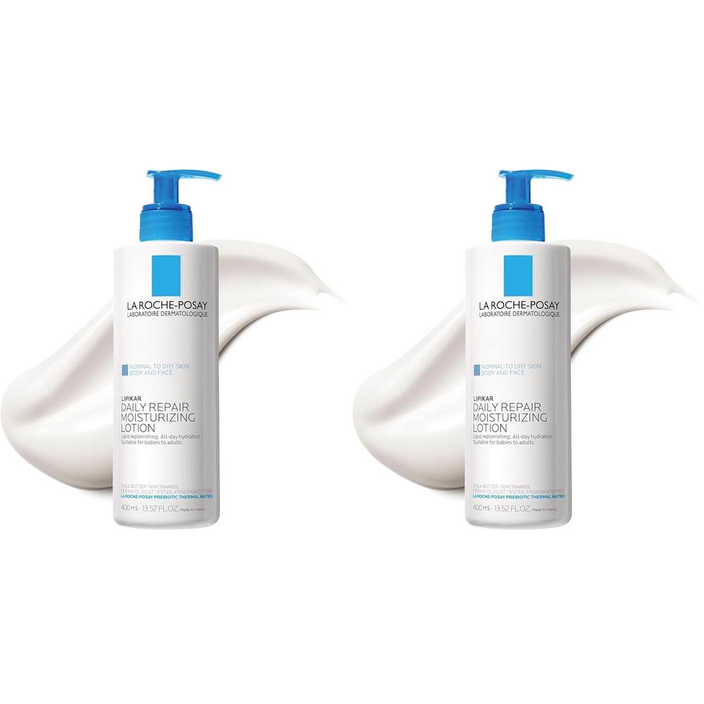 PACK 2 LA ROCHE-POSAY LIPIKAR LOCIÓN CORPORAL HIDRATANTE REPARADORA 13.5 OZ / 400 ML
