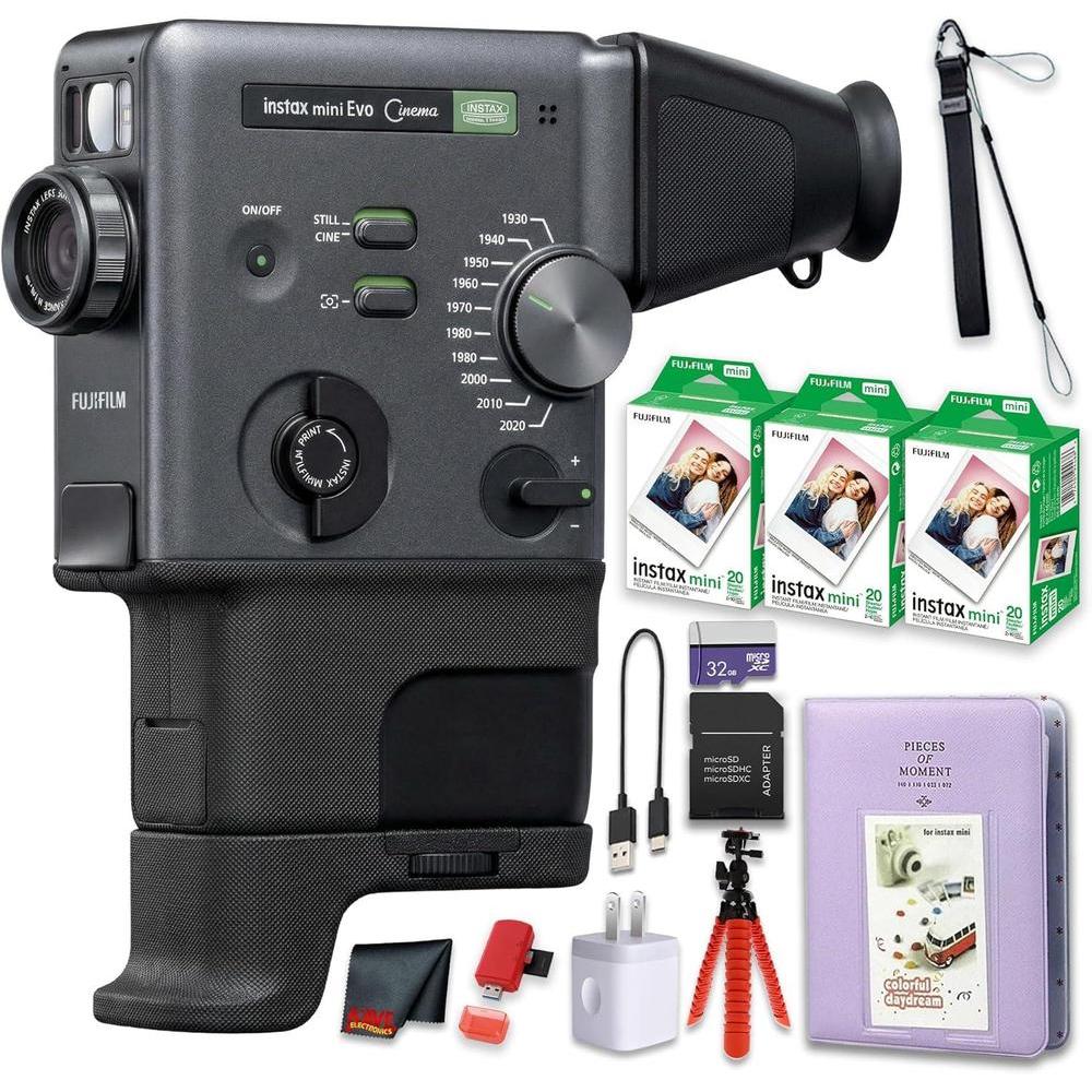 Cámara Fujifilm Instax Mini Evo Cine Captura Clips