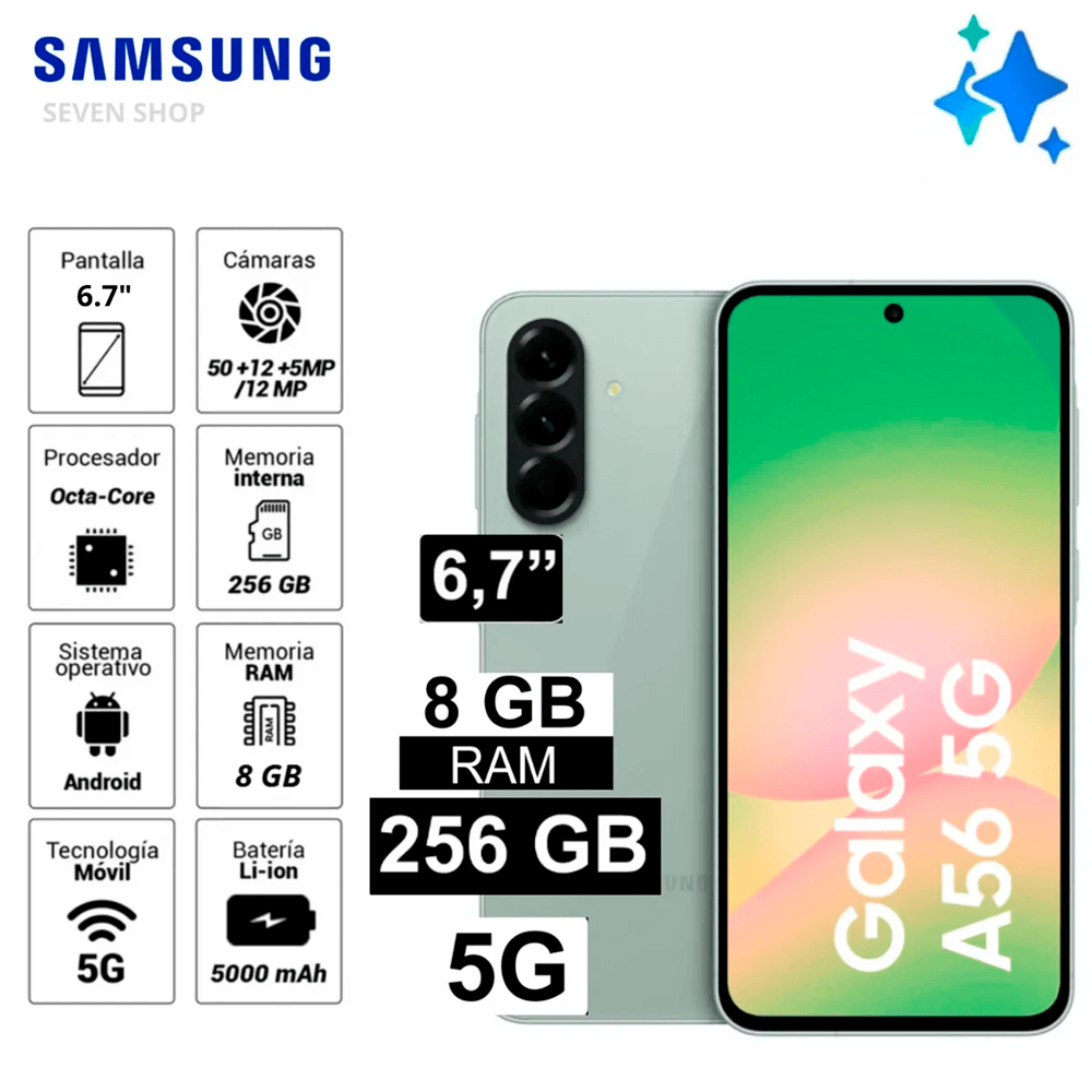 CELULAR GALAXY A56 5G 8RAM 256GB V