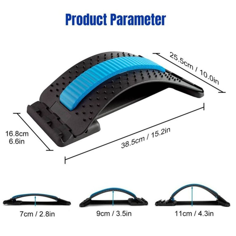 Soporte Lumbar Ergonómico Masajeador Corrector de Espalda Postura