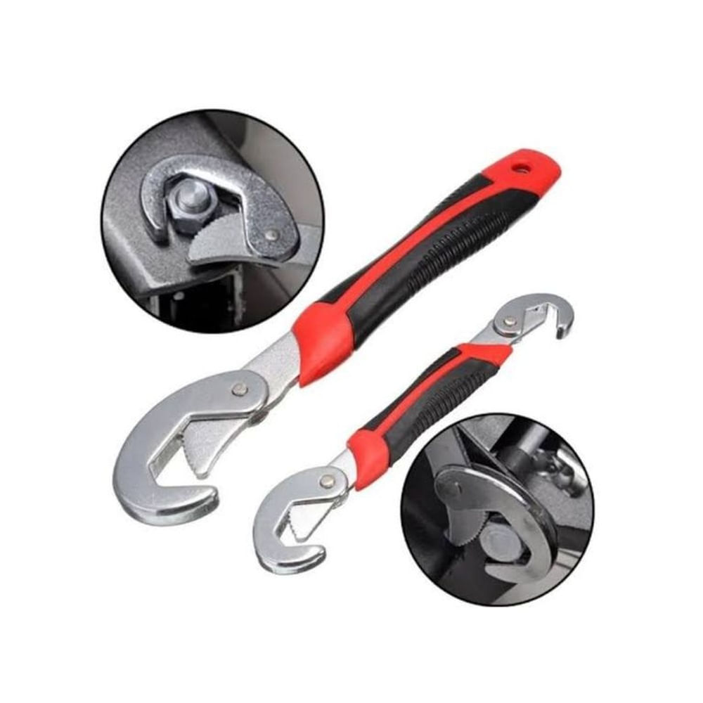 Set De Dos Llaves Francesas + Llave De Gasfiteria Premium