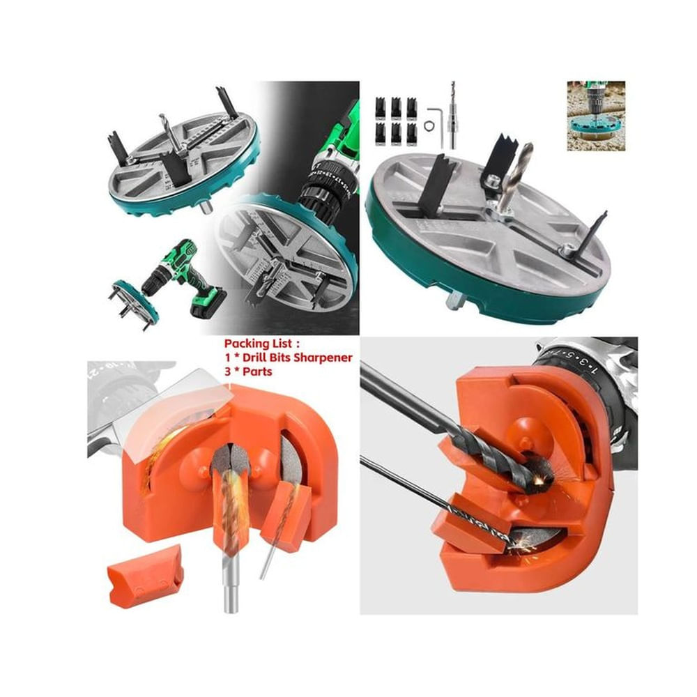 Afilador De Broca + Sierra De Perforado