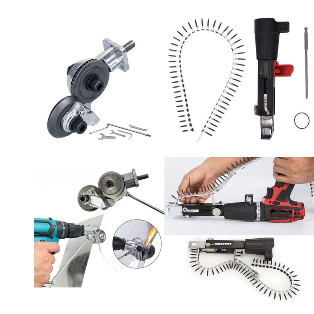 Adaptador De Pistola Para Clavos + Cortador De Calamina