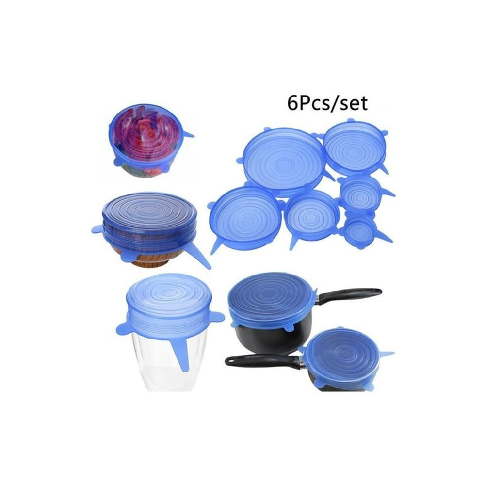 Set De Tapas De Silicona Elásticas