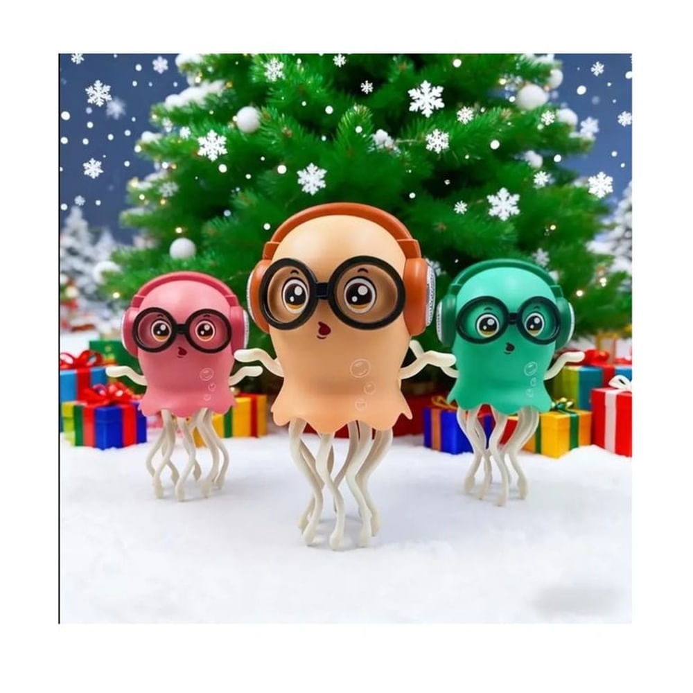 Juguete Pulpo Bailarín con luces × 3 unidades